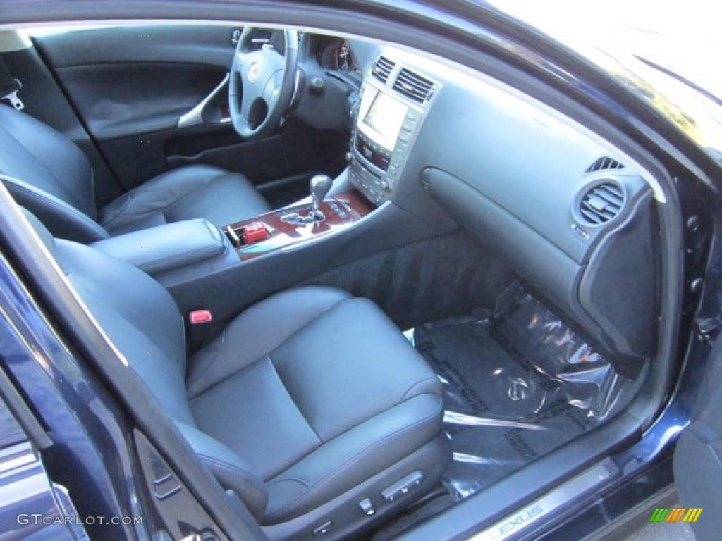 2006 IS 250 AWD - Blue Onyx Pearl / Black photo #16