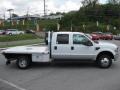 2008 Oxford White Ford F350 Super Duty Lariat Crew Cab 4x4 Chassis  photo #5