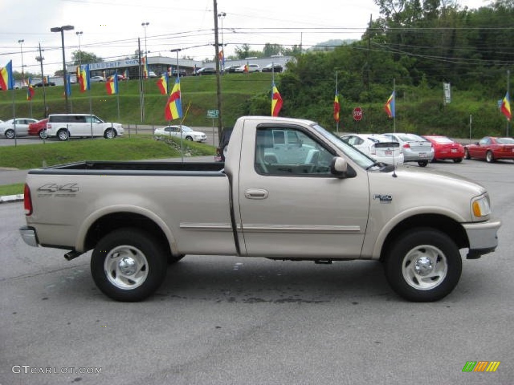 Prairie Tan Metallic 1998 Ford F150 XLT Regular Cab 4x4 Exterior Photo #52928889