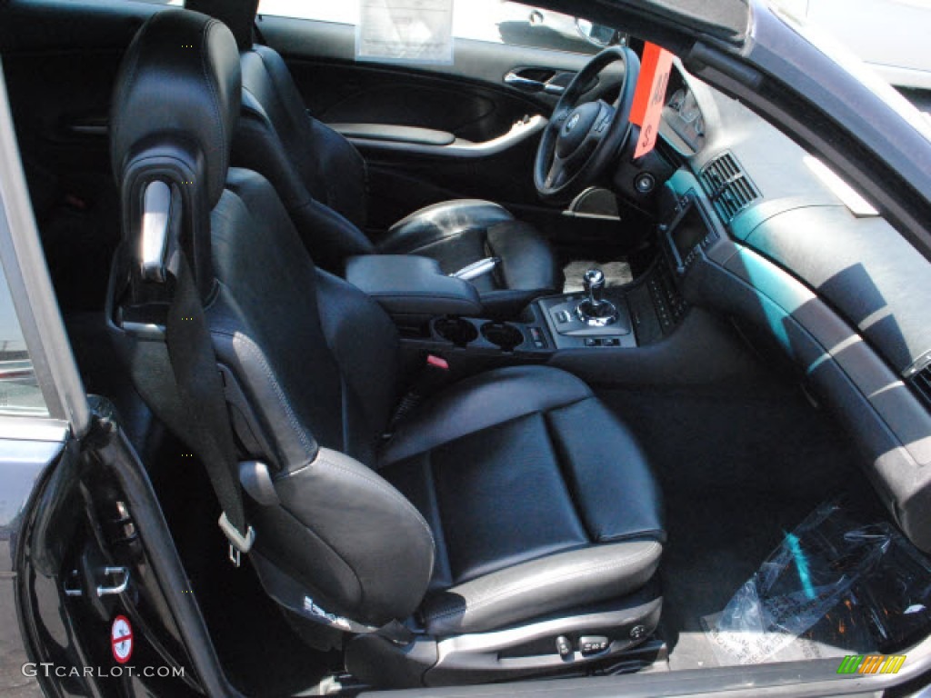 Black Interior 2002 BMW M3 Convertible Photo #52928919