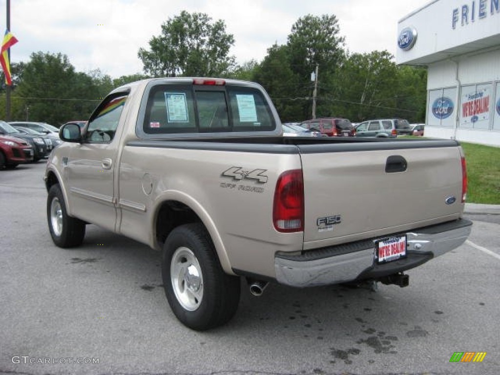 1998 F150 XLT Regular Cab 4x4 - Prairie Tan Metallic / Medium Prairie Tan photo #8