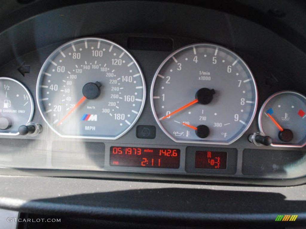 2002 BMW M3 Convertible Gauges Photo #52929105