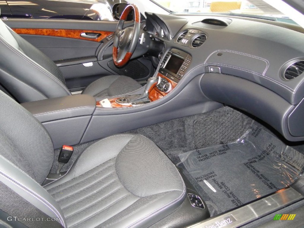 Black Interior 2011 Mercedes-Benz SL 550 Roadster Photo #52929408