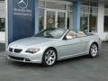Titanium Silver Metallic 2004 BMW 6 Series 645i Convertible