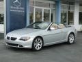 Titanium Silver Metallic 2004 BMW 6 Series 645i Convertible