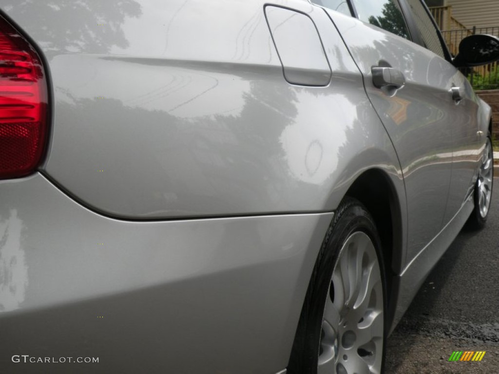 2006 3 Series 330xi Sedan - Titanium Silver Metallic / Black photo #7