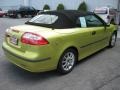 2005 Lime Yellow Metallic Saab 9-3 Arc Convertible  photo #6