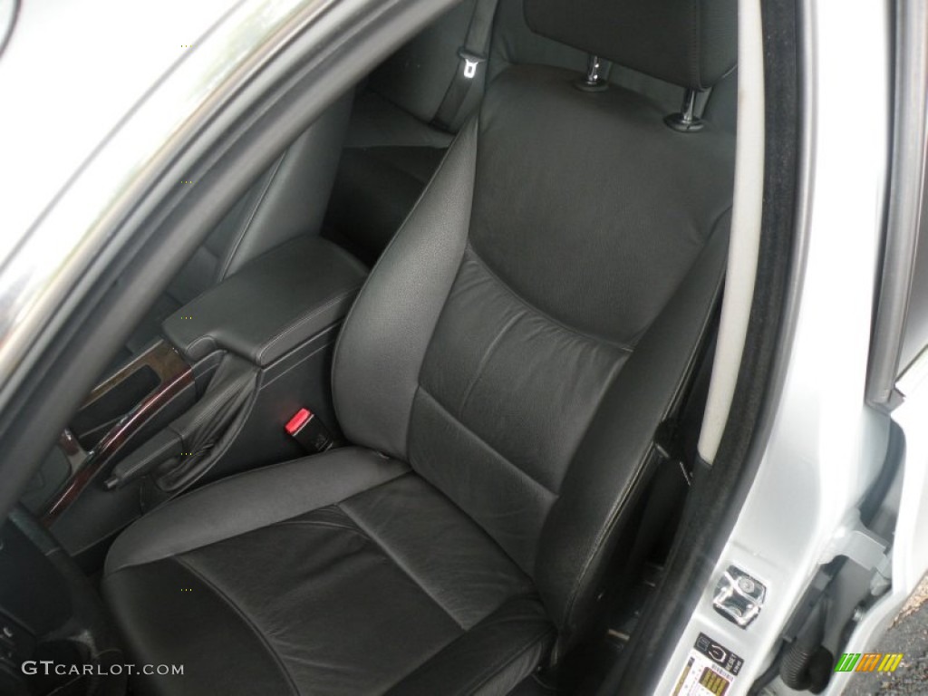 2006 3 Series 330xi Sedan - Titanium Silver Metallic / Black photo #14