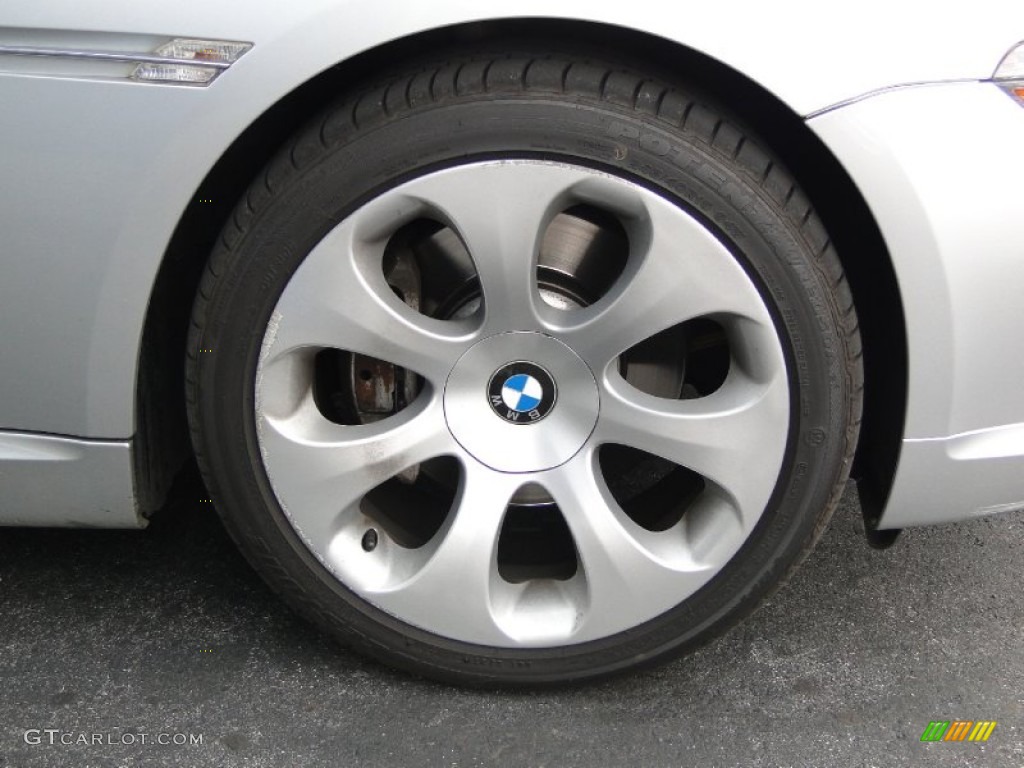2004 BMW 6 Series 645i Convertible Wheel Photo #52929861