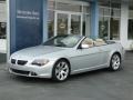 2004 Titanium Silver Metallic BMW 6 Series 645i Convertible  photo #29