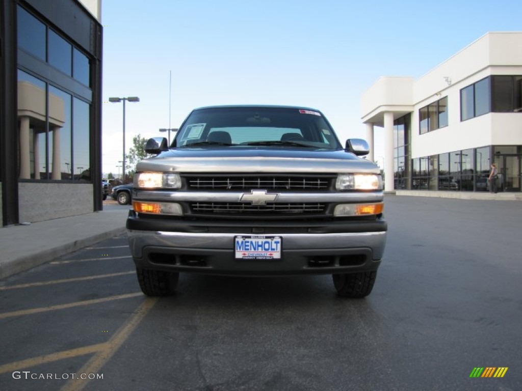 2000 Silverado 1500 LS Extended Cab 4x4 - Charcoal Gray Metallic / Medium Gray photo #27