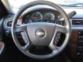 Ebony Black 2008 Chevrolet Silverado 2500HD LTZ Crew Cab 4x4 Steering Wheel