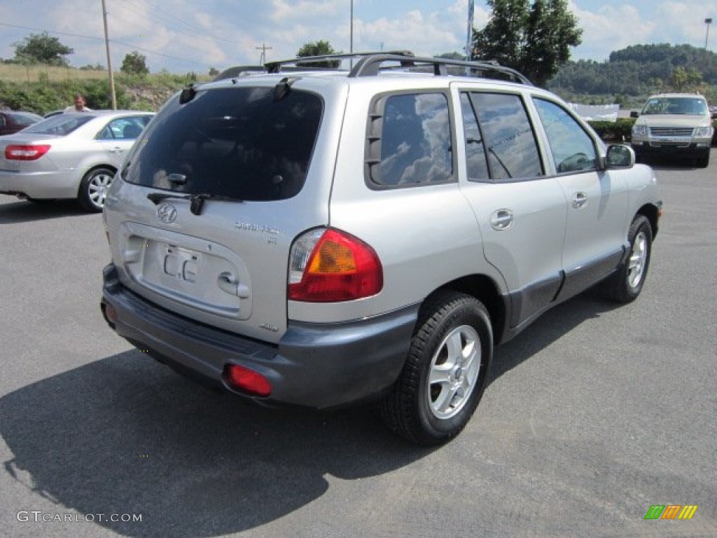 2003 Santa Fe GLS - Pewter / Gray photo #7