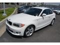 Alpine White 2012 BMW 1 Series 128i Coupe Exterior