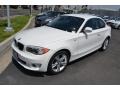 Alpine White 2012 BMW 1 Series 128i Coupe Exterior