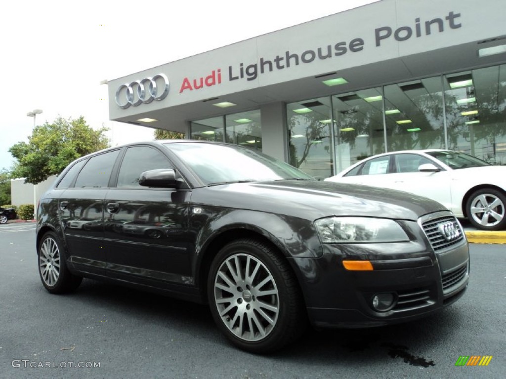 2006 A3 2.0T - Lava Grey Pearl / Light Grey photo #1