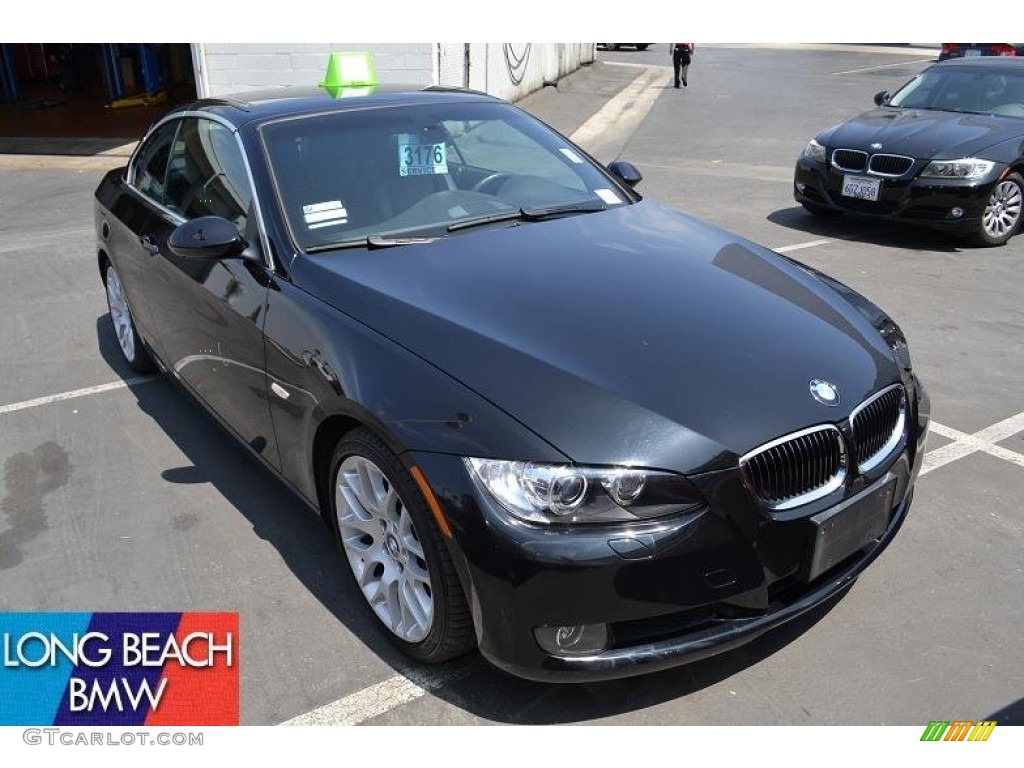 2008 3 Series 328i Convertible - Jet Black / Black photo #1