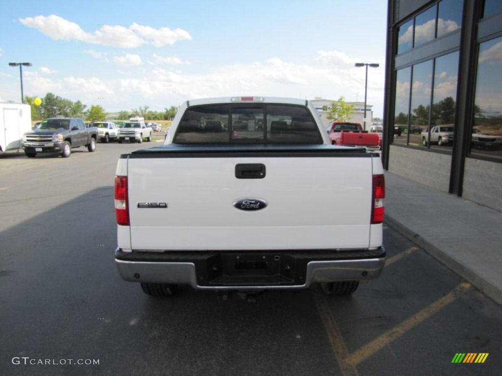 2006 F150 Lariat SuperCrew 4x4 - Oxford White / Black photo #29