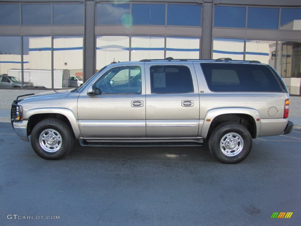 2003 Suburban 1500 LT 4x4 - Light Pewter Metallic / Gray/Dark Charcoal photo #2