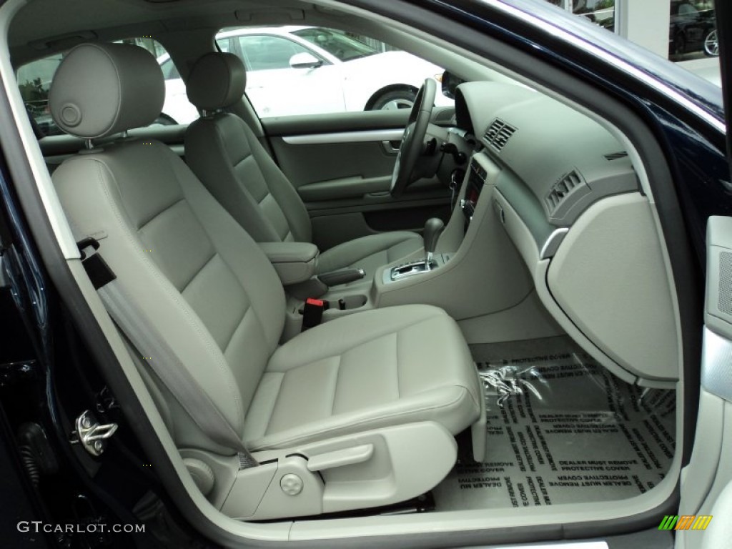2008 A4 2.0T Sedan - Deep Sea Blue Pearl Effect / Light Gray photo #20