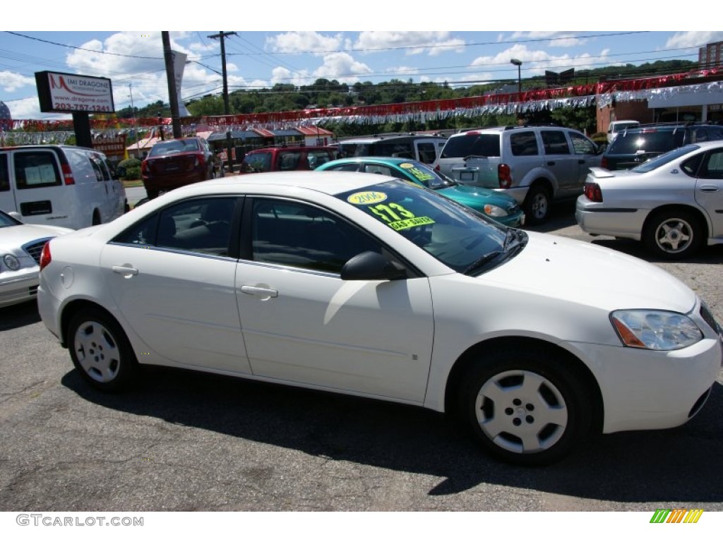 2006 G6 Sedan - Ivory White / Ebony photo #3