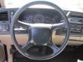 Tan 2002 Chevrolet Silverado 1500 LT Extended Cab 4x4 Steering Wheel