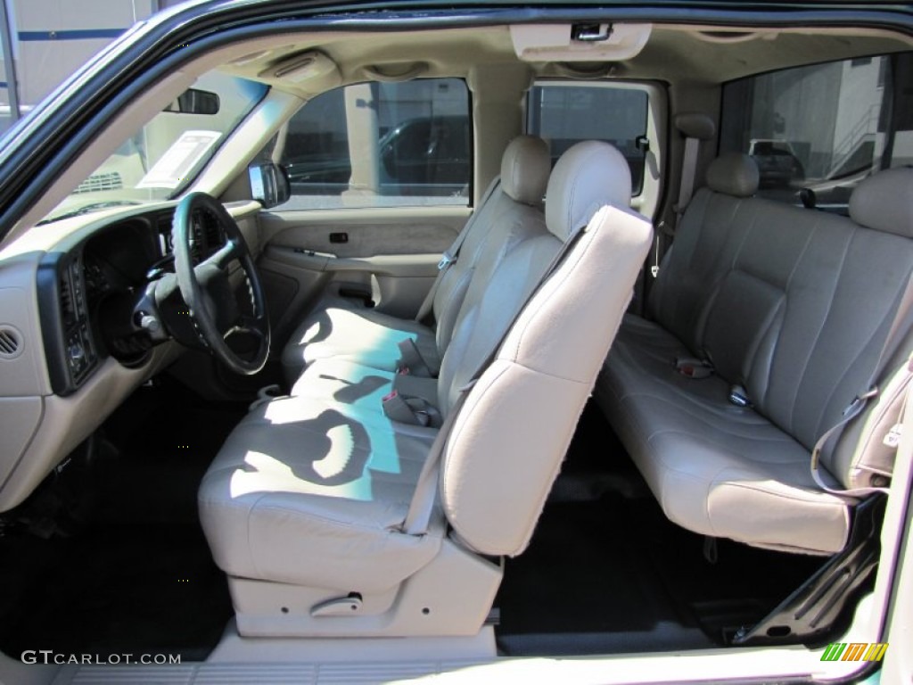 Tan Interior 2002 Chevrolet Silverado 1500 LT Extended Cab 4x4 Photo #52936713