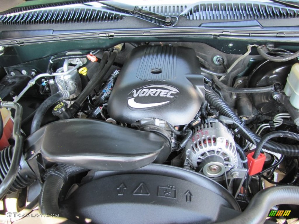 2002 Chevrolet Silverado 1500 LT Extended Cab 4x4 5.3 Liter OHV 16 Valve Vortec V8 Engine Photo #52936848