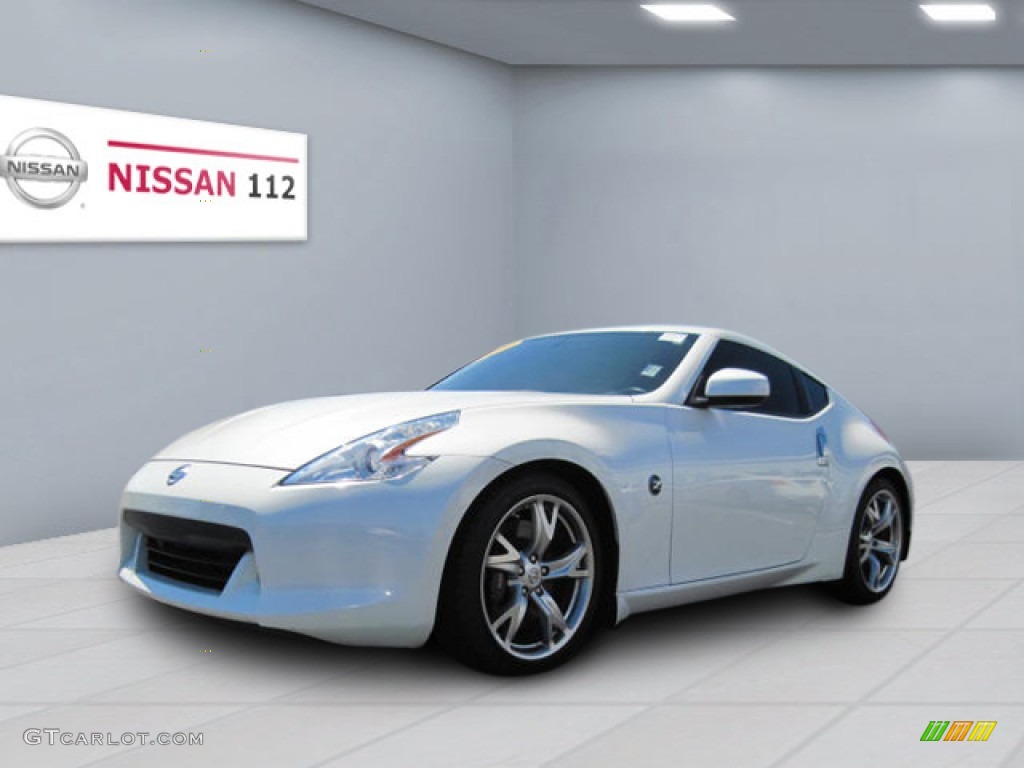 2009 370Z Sport Touring Coupe - Pearl White / Black Leather photo #1