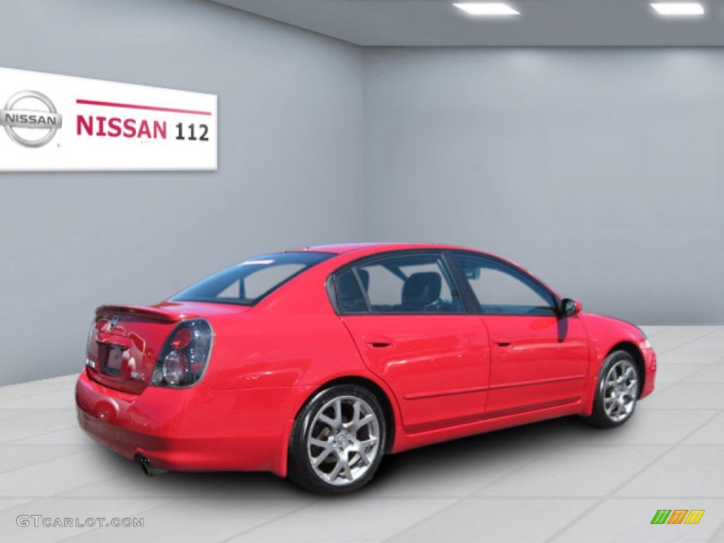 2005 Altima 3.5 SE-R - Code Red / SE-R Charcoal photo #3