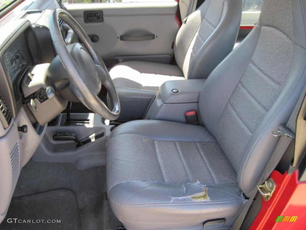 1998 Wrangler Sport 4x4 - Chili Pepper Red Pearl / Gray photo #6
