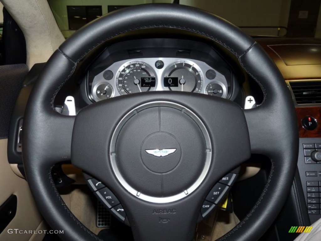 2008 Aston Martin DB9 Volante Sandstorm Steering Wheel Photo #52939842