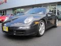 2008 Atlas Grey Metallic Porsche 911 Carrera Cabriolet  photo #4