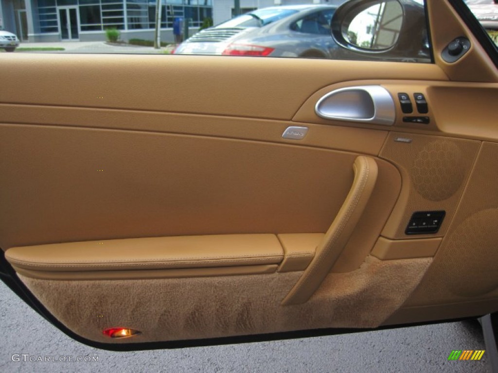2008 Porsche 911 Carrera Cabriolet Sand Beige Door Panel Photo #52940262