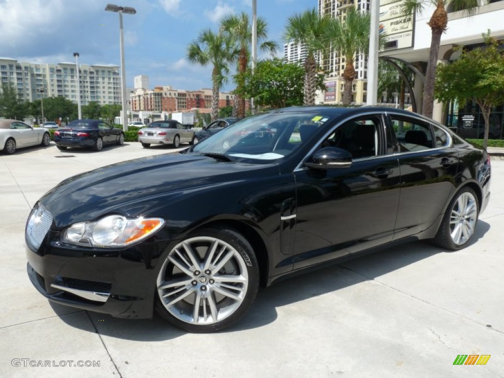 Ebony Black 2010 Jaguar XF XF Supercharged Sedan Exterior Photo #52940337