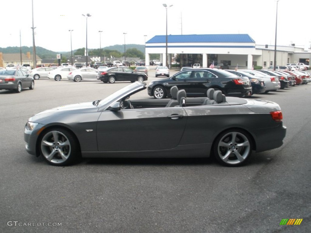 2008 3 Series 335i Convertible - Space Grey Metallic / Gray photo #11