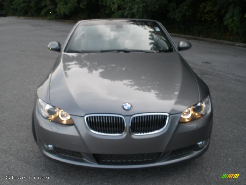 2008 3 Series 335i Convertible - Space Grey Metallic / Gray photo #13