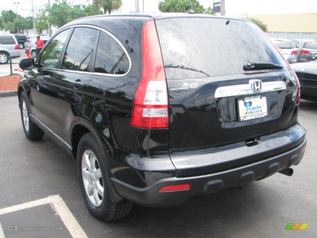 2008 CR-V EX - Nighthawk Black Pearl / Black photo #6