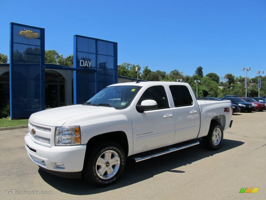 2011 Silverado 1500 LT Crew Cab 4x4 - Summit White / Ebony photo #1