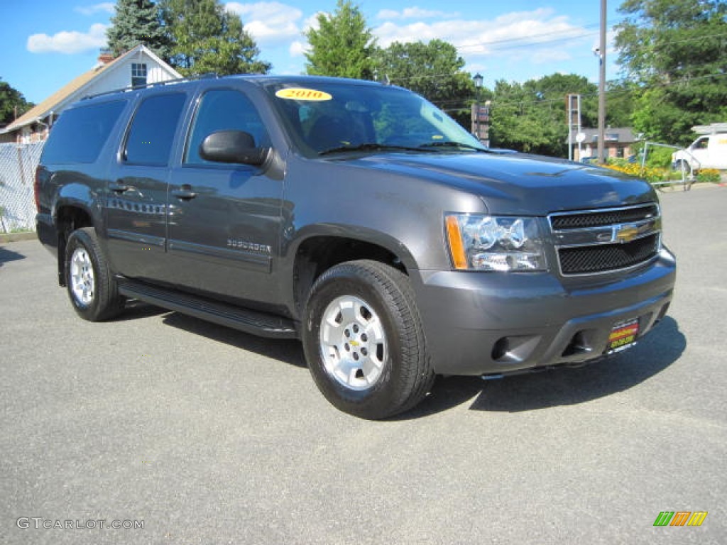 Taupe Gray Metallic 2010 Chevrolet Suburban LS 4x4 Exterior Photo #52943385