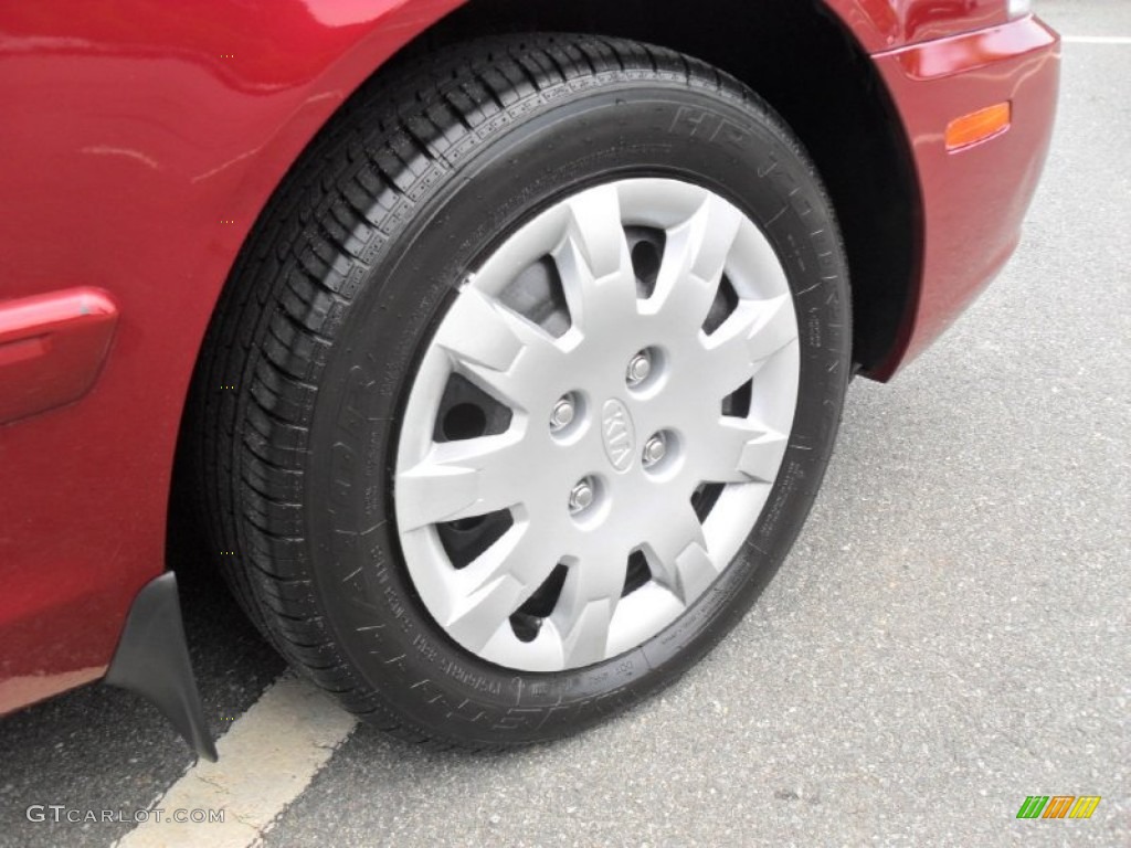 2006 Optima LX - Radiant Red / Gray photo #22