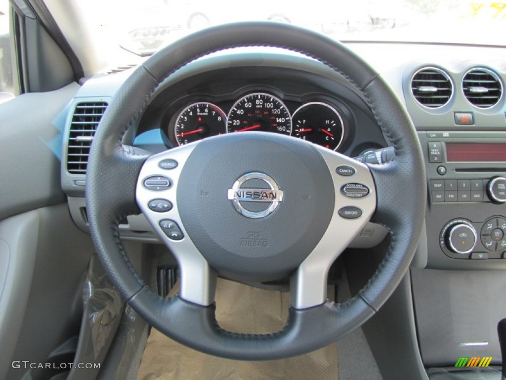 2012 Nissan Altima 2.5 S Frost Steering Wheel Photo #52943412