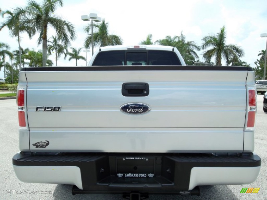2010 F150 STX SuperCab - Ingot Silver Metallic / Medium Stone photo #7