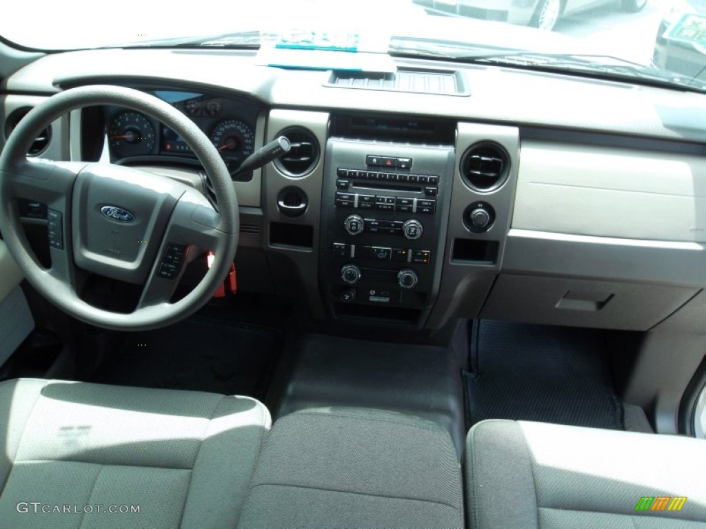 2010 F150 STX SuperCab - Ingot Silver Metallic / Medium Stone photo #24