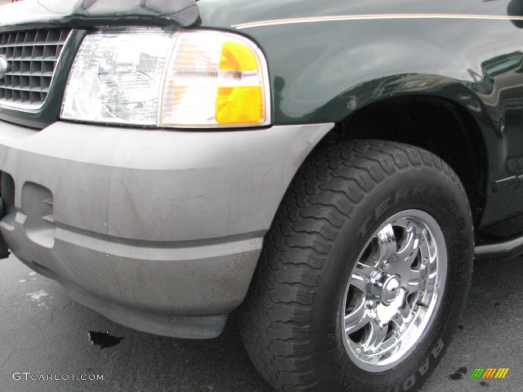 2002 Explorer XLS - Aspen Green Metallic / Medium Parchment photo #4