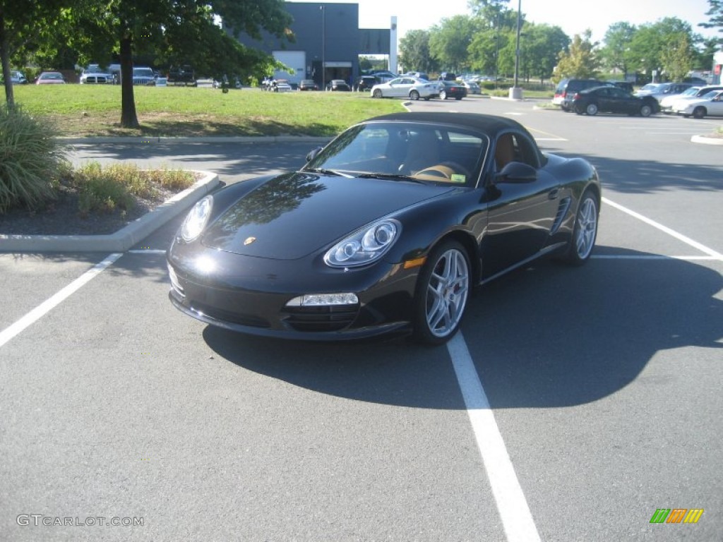 Black Porsche Boxster