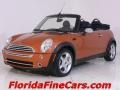 Hot Orange Metallic 2005 Mini Cooper Convertible