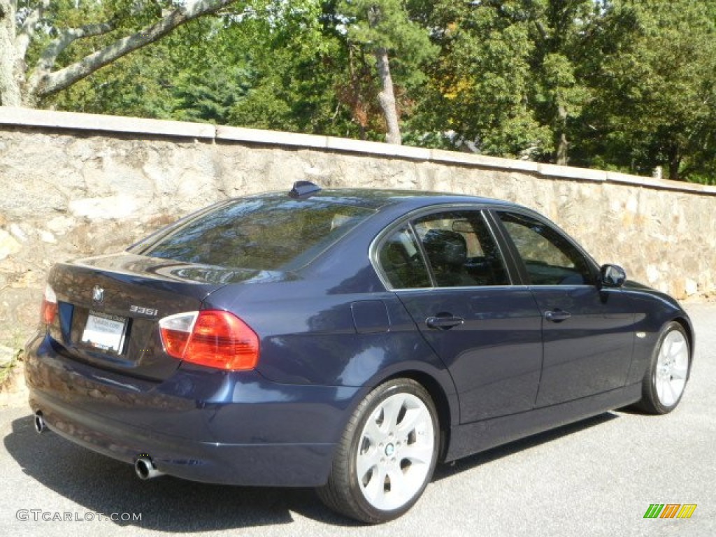 2008 3 Series 335i Sedan - Monaco Blue Metallic / Black photo #3