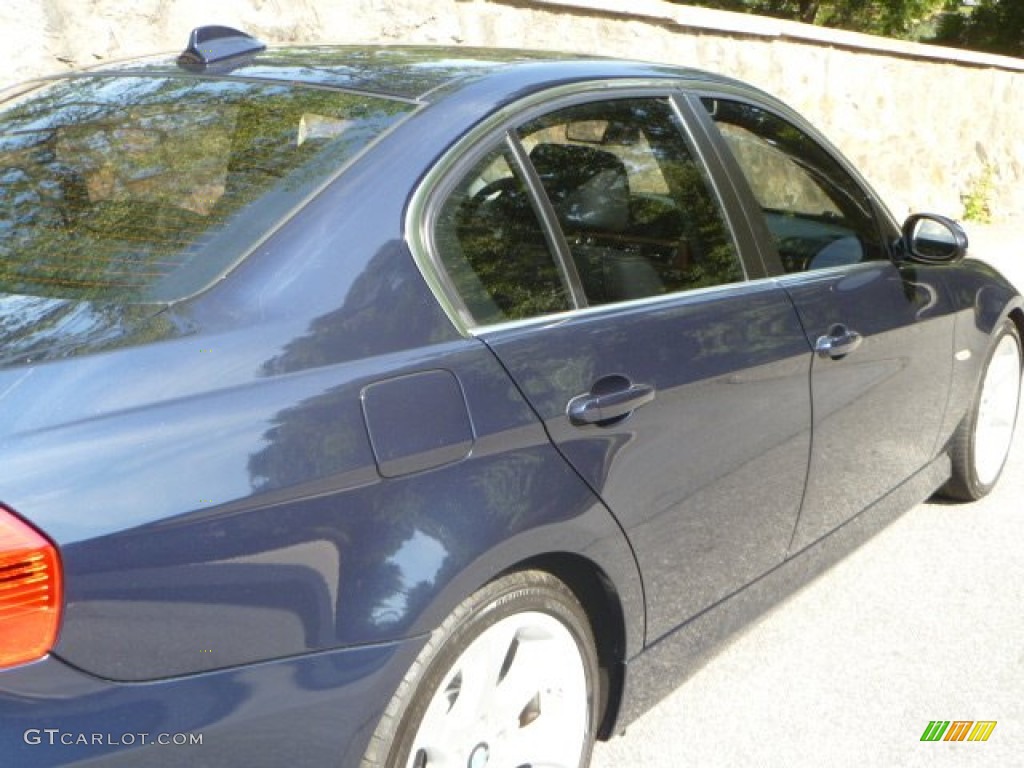 2008 3 Series 335i Sedan - Monaco Blue Metallic / Black photo #11