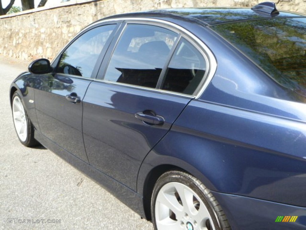 2008 3 Series 335i Sedan - Monaco Blue Metallic / Black photo #16